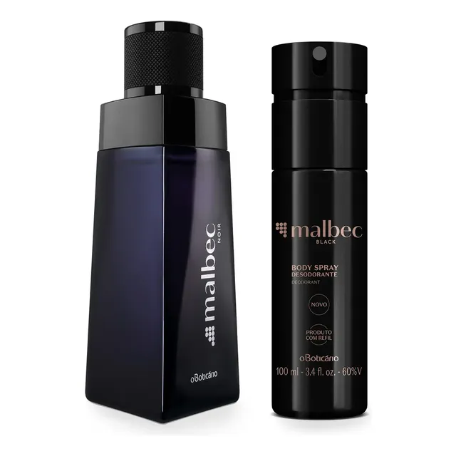 Perfume Masculino Boticário Malbec Noir e Black 100ml