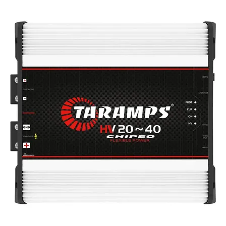 Módulo Amplificador Taramps Hv 20-40 Chipeo 40000w 1 Canal P/ Som Automotivo Branco