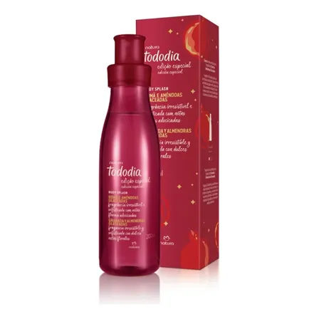 Body Splash Natura Tododia Romã E Amêndoas Glaceadas 200ml