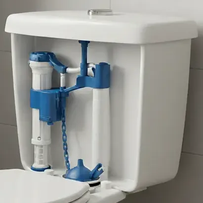 Kit Completo Caixa Acoplada Reparo Universal Dami Instalação Fácil, Compatível Com Diversas Marcas, Extra Forte E Durável