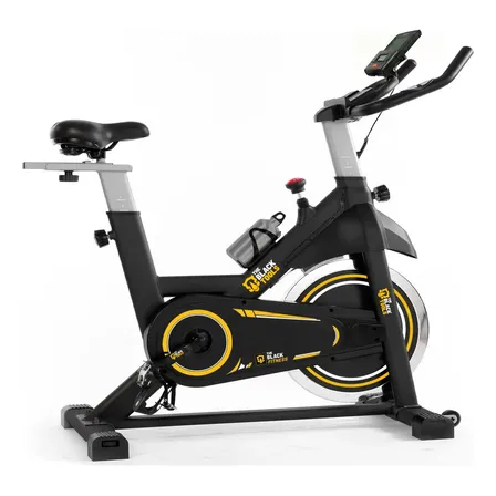 Bicicleta Ergométrica Para Spinning Fitness Mecanica Com Roda De Inércia De 20kg Bike FBE2000 The Black Tools