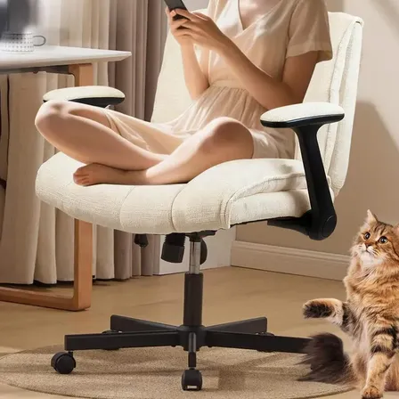 Cadeira de Descanso Python Fly Ergonômica com Apoio de Braços Ajustável Bege