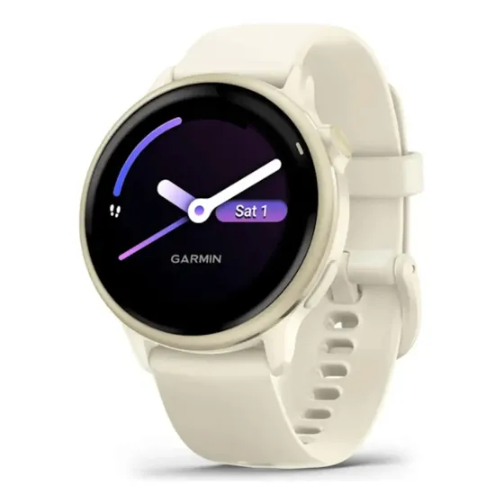 Relógio Garmin Vívoactive 6 Lunar 42mm Com Monitor Cardíaco