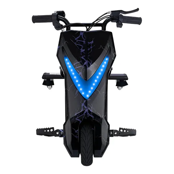 Patinete Elétrico 3 Rodas Triciclo Infantil Drift 350w 65kg Cor Preto Com Raios