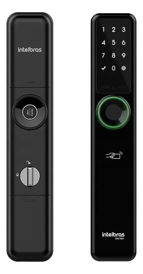 Fechadura Intelbras Smart Ifr 7001 Embutir S/maçaneta Outlet Preto