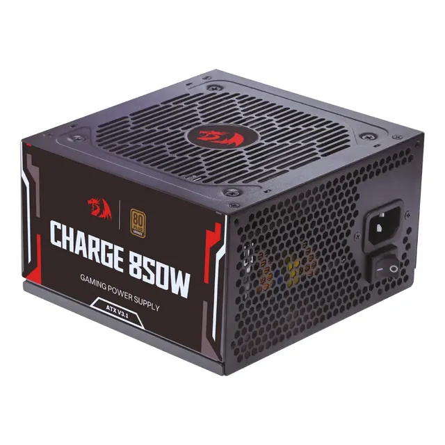 Fonte Gamer Redragon Charge 850w 80p Bronze Pci5.1 Atx 3.1 Preto