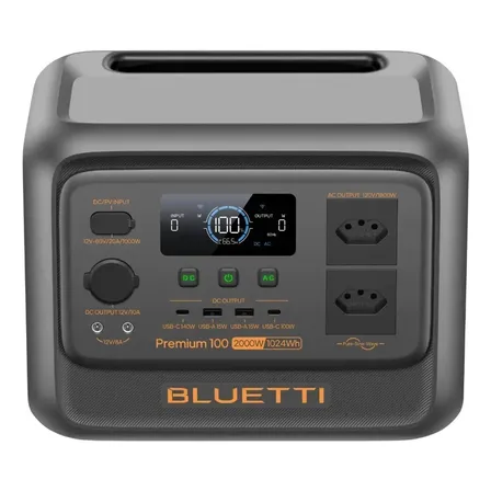 Gerador De Energia Bluetti Premium 100 2000w / 1024wh - 127v