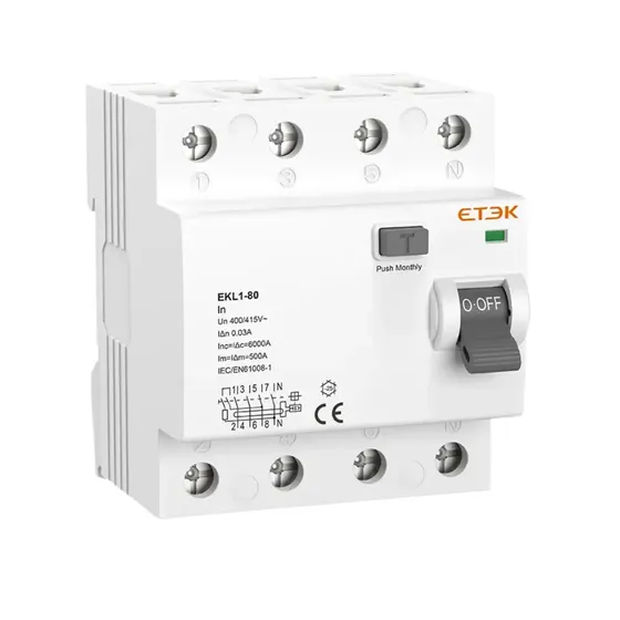 Disjuntor Dr 63a Amperes Tetrapolar Interruptor Diferencial Residual Idr 3p+n Etek