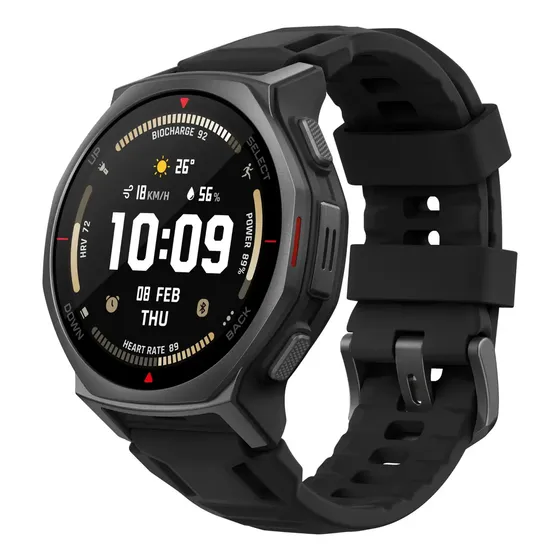 Amazfit T-rex 3 Pro Smartwatch 44mm Tela 1.32 Silicone Preto