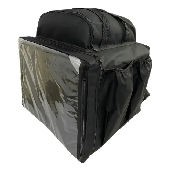 Bag Motoboy Capa Mochila Delivery Reforçada Sem Isopor Cor Preto
