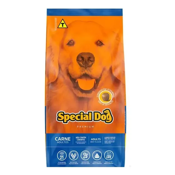 Ração Special Dog Premium Cão Adulto Sabor Carne 15kg