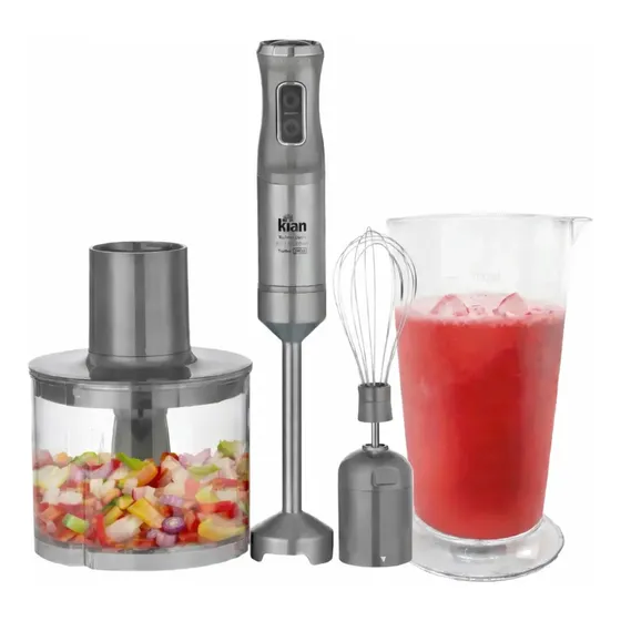 Mixer Turbo Kian 3 em 1 de 1000W e 5 Velocidades para Processar e Bater