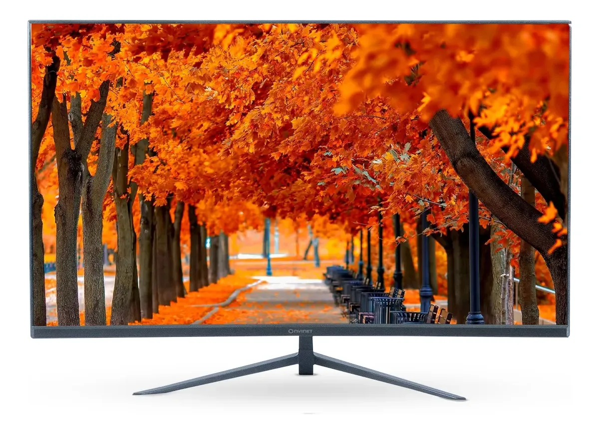 Monitor Gamer Curvo 27 Nvinet 180hz Full Hd Ips Hdmi Dp Som Preto 127/220v