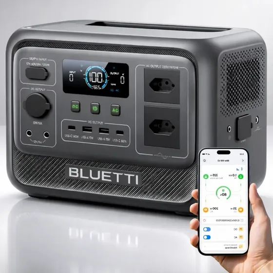 Bluetti Elite 100 V2 220v 1024wh Lifepo4 Estação De Energia Portátil 1800w Pico 2700w Solar 1000w 12-60v Ups 10ms Recarga Ac 1200w Turboboost 80% 45m Gerador Solar Camping Backup Nobreak