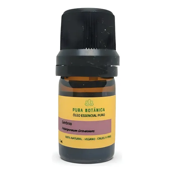 Óleo Essencial Gerânio 100% Puro E Natural - Pura Botânica
