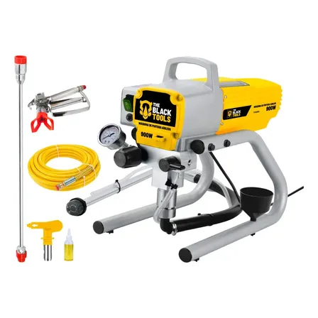 Máquina De Pintura Airless 900 Watts 3.300 Psi The Black Tools