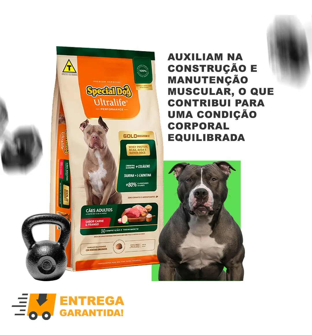 Ração Special Dog Performance 15kg Alta Energia