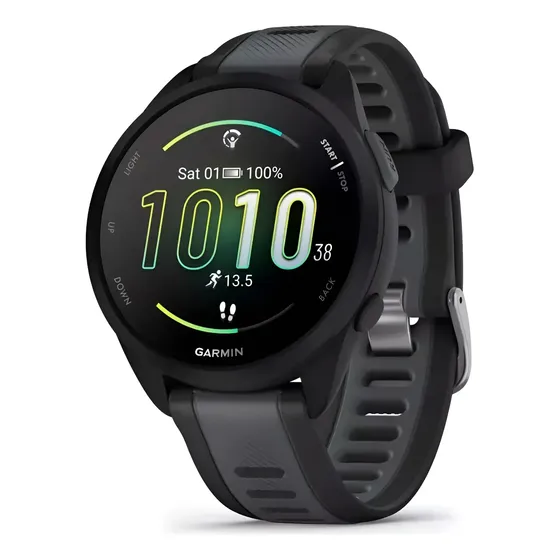 Relógio Garmin Forerunner 165 Amoled Preto Mesh