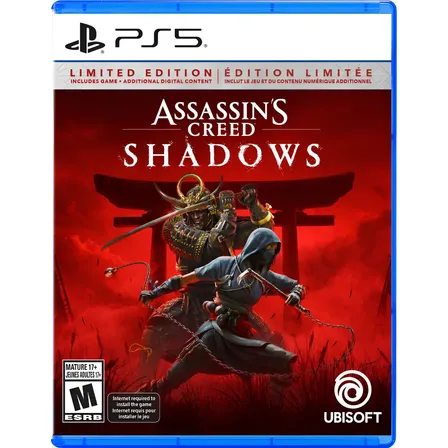 Sombras de Assassin's Creed - Ed. Limitado ao PS5 Exclusive
