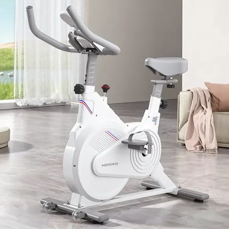 Bicicleta Ergométrica Para Spinning Mecanica Python Fly Cor Branco