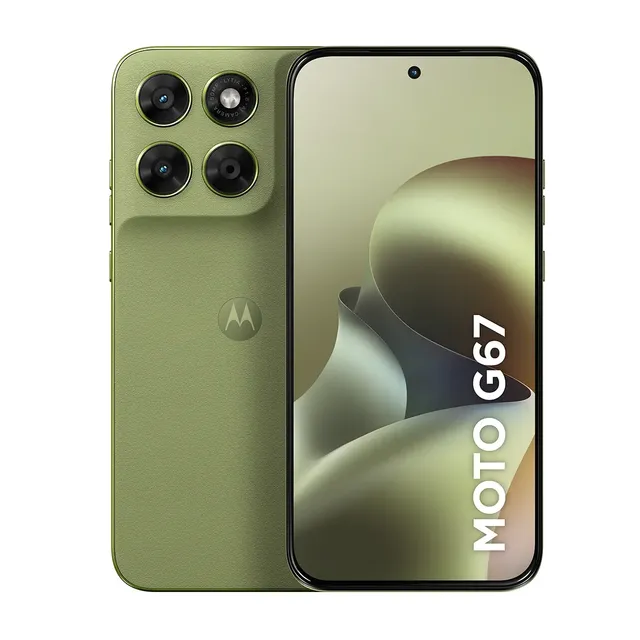 Smartphone Motorola Moto G67 5g - 128gb 4gb Ram + 8gb Ram Boost, Camera 50mp Sony Lytia 600, Tela 1.5k Extreme Amoled 120hz, Ultrarresistente - Verde Claro