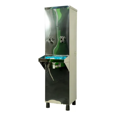 Bebedouro Industrial 25 Litros Inox + Filtro Inox 2 Torneiras Geladas