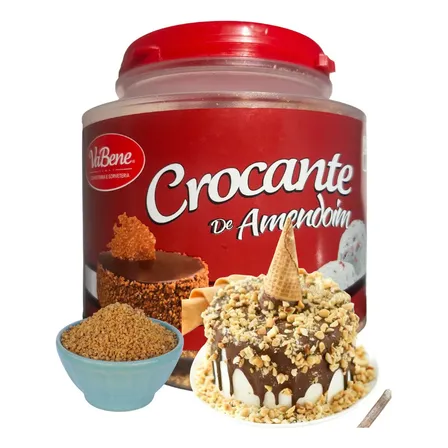 Crocante De Amendoim Vabene 1,05kg Rechear Cobrir E Decorar