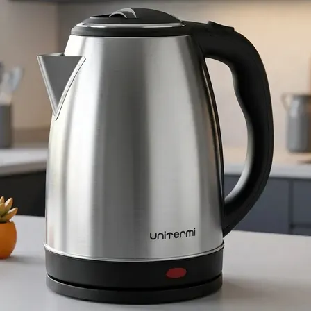 Chaleira Elétrica Unitermi Elétrica Atacama Inox 1.8l Cinza
