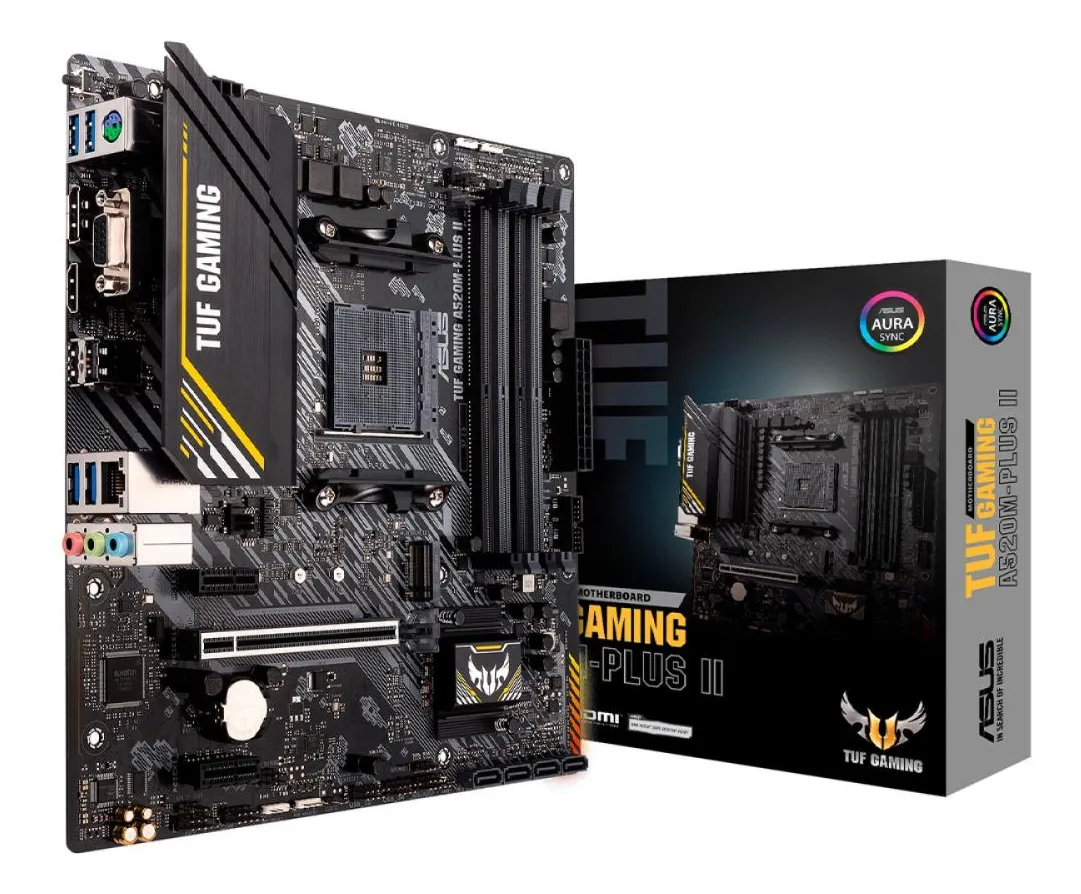Placa Mãe Asus Tuf Gaming A520m-plus Ii Am4 Matx Ddr4