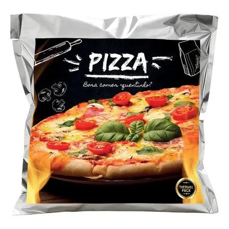 Embalagens Térmicas para Delivery de Pizza, Pack com 500 Unidades