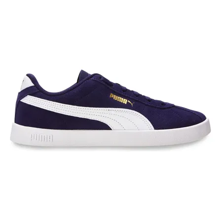Tênis Casual Masculino E Feminino Club Il Puma Puma Navy-puma White-puma Gold Geométrico 43 Br