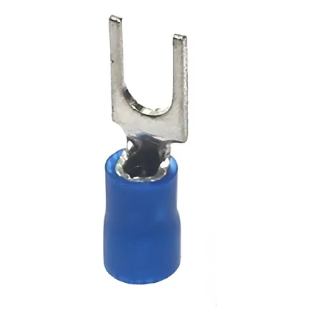 Terminal Forquilha Fr2477c Az M3 1,3-2,6mm C/ 50pçs Crimper Azul