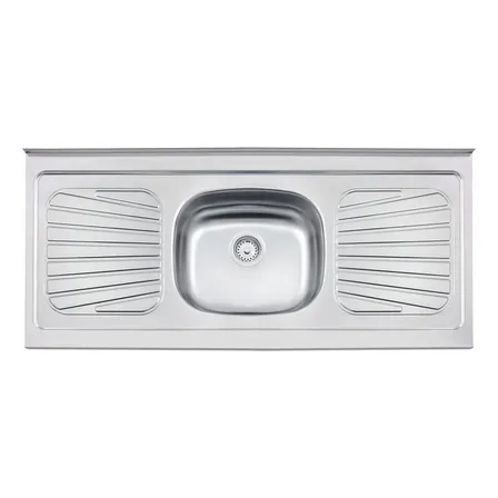 Pia Cozinha Inox 120x52 Tramontina Raggi Reforçada