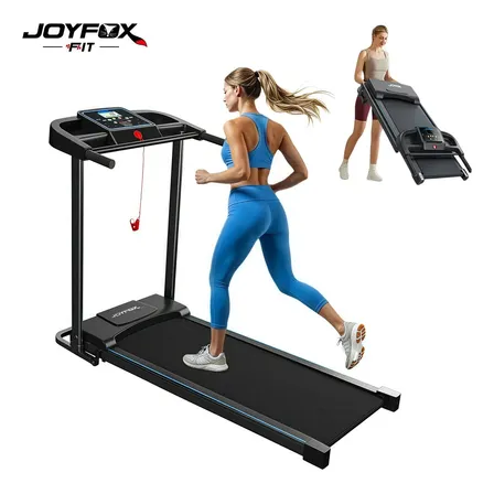 Esteira Elétrica Ergométrica Bivolt Dobrável Concept 2 Residencial Corrida Speedy 10km/h Joyfox Fit