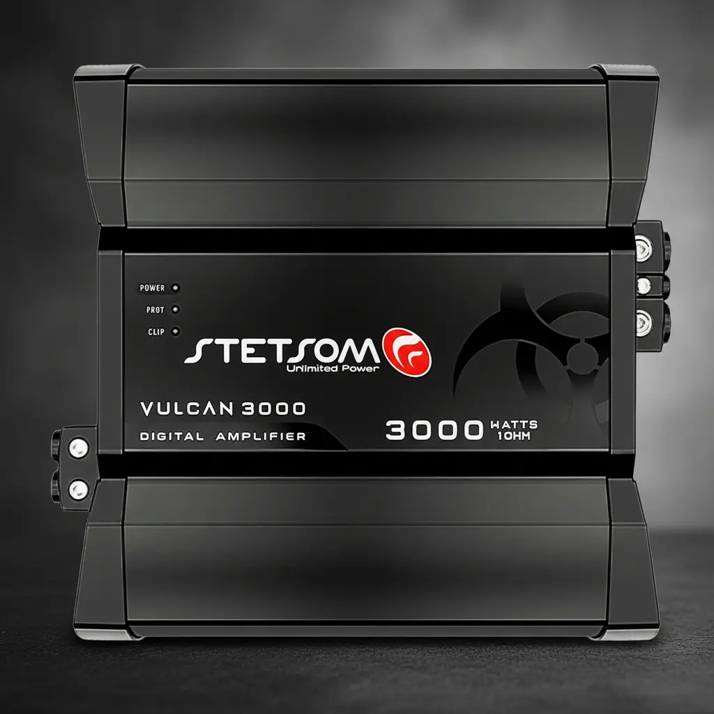 Modulo 3000 Stetsom Vulcan Amplificador Digital 4 2 1 Ohms Preto 1