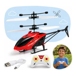 Mini Drone Helicóptero De Controle Remoto Infantil Com Sensor De Movimento Voa Com A Mão Recarregável Usb Estabilização Automática Para Iniciantes 18 Cm Kizumba