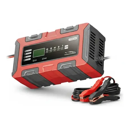 Carregador Bateria 12v 24v Bivolt 10a Inteligente Digital