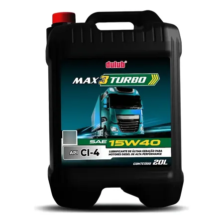 Óleo 15w-40 Mineral Ci4 Motor Diesel Max 3 Turbo 20 Litros