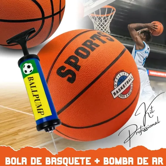 Bola De Basquete Profissional Tamanho 7 Babuu Brinquedos Educativos