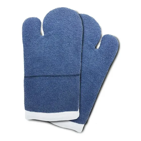 Luva Térmica Lamare Grafatex Alta Temperatura Até 500 Graus - 35cm Azul
