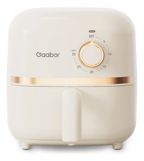 Air Fryer Gaabor 1,4l Fritadeira Sem Óleo Compacta Off-white E Rose Gold 127v