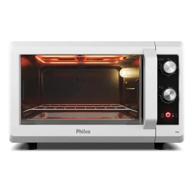 Forno Elétrico 50l Philco Dupla Resistência Pfe56b 127v Branco