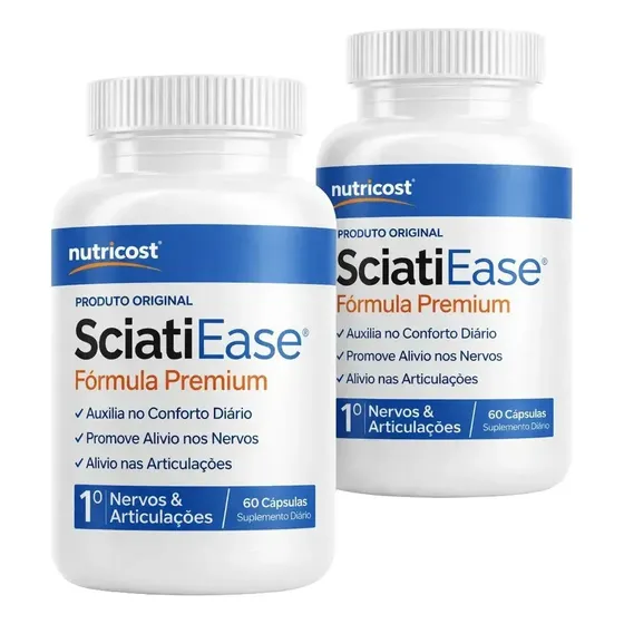 2x Sciatiease 60 Cápsulas Sciati Ease Para As Articulações Imediato