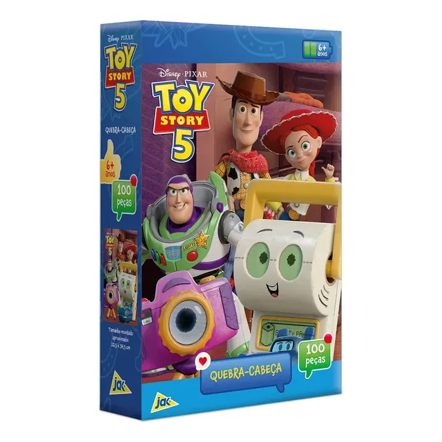 Toyster - Disney: Toy Story 5 - Quebra-cabeça 100 Peças - Jak