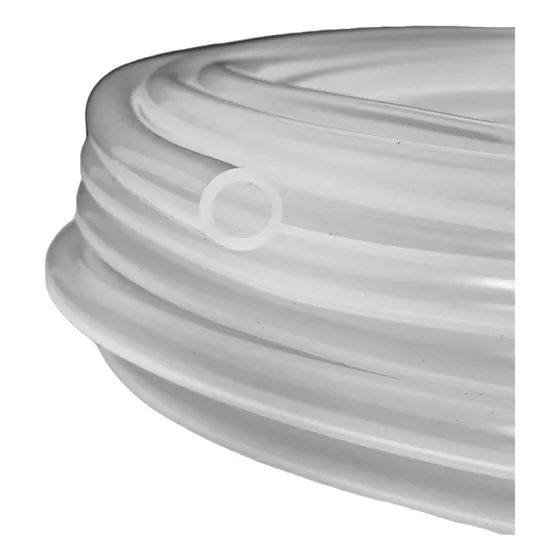 Mangueira De Silicone 200 Atóxica Flexível 3mm X 5mm 2mt Transparente