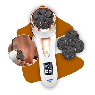 Lixa Elétrica Pés Removedor Calos Lixador Esfoliadora Recarregável Portátil Pedicure Podólogo - Crowley