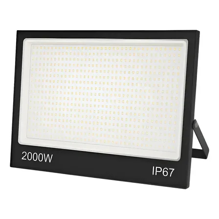 Kit 10 Refletor Led Holofote 2000w Ip66 Branco Frio Externo