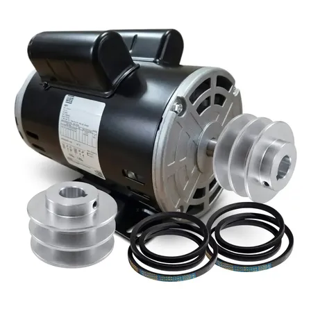 Motor Weg Betoneira 2cv Mono + Polia Ferro + 2 Correias