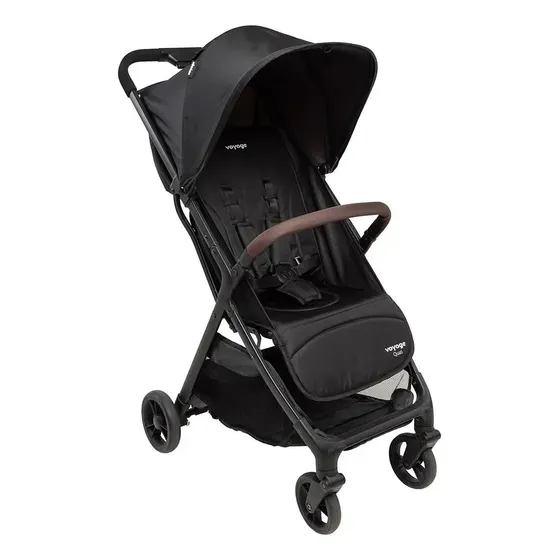 Carrinho De Bebê Passeio 0-22kg Preto Quati Voyage Preto