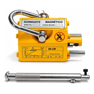 Levantador Magnético 400kg Ímã Permanente Industrial